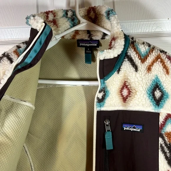 Like New🔥 Patagonia Classic Retro-X Women’s S Fleece Jacket Fern Dell Aztec